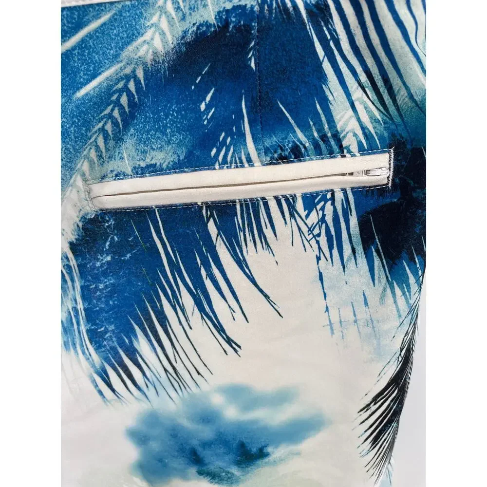 American Eagle Board Shorts Men’s XS Swimming Trunks Lined Tropical Bungalow